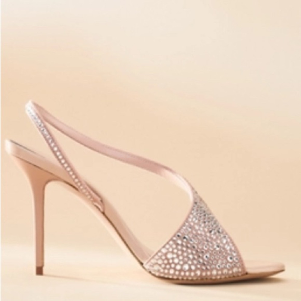 Elegant Pink Slingback Heels